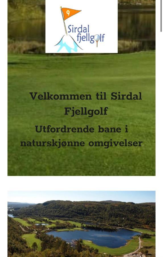Flott Leilighet Pa Haugen I Sirdal Tjorhom Eksteriør billede